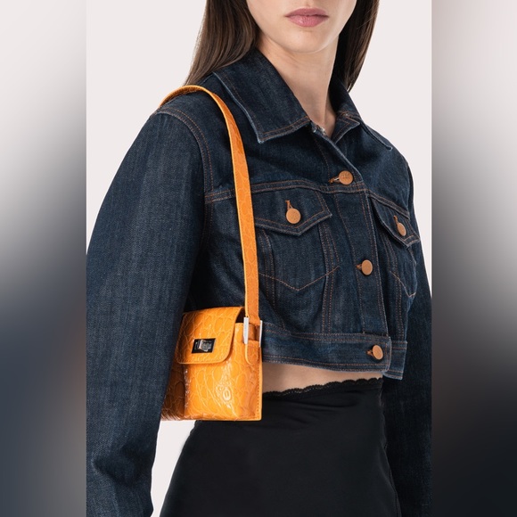 By Far Orange Baby Billy Bag NWT - Picture 4 of 7